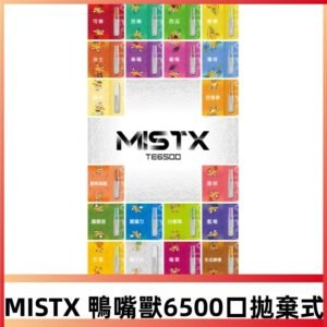 MIST X 鴨嘴獸6500Puffs一次性電子煙#台灣現貨#