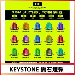 鑰石KEYSTONE FLEX-3 25000口專彈專機套裝|可註油電子煙
